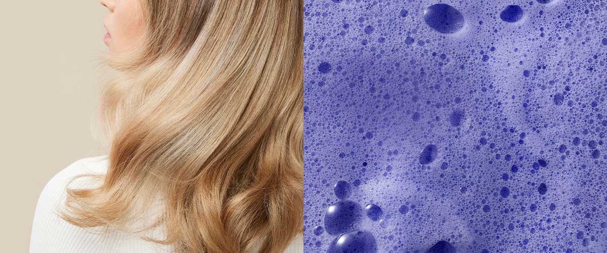 Le shampooing et revitalisant tonifiant violet blonde revival redonne de la douceur
