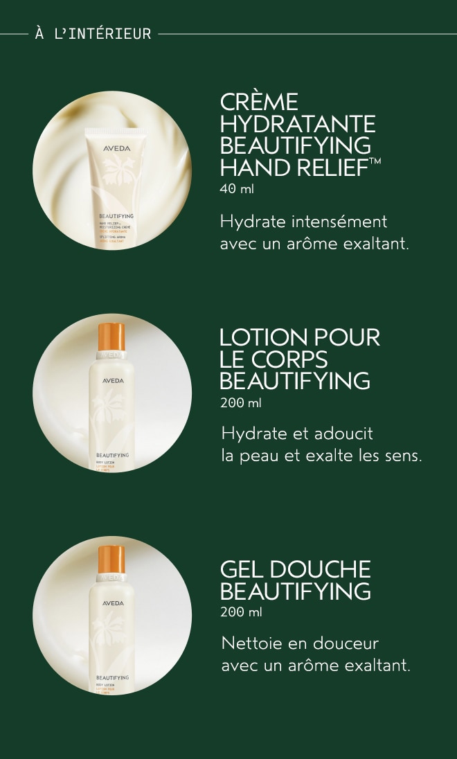 Gift of Joy Ensemble de 3 articles pour le corps Beautifying