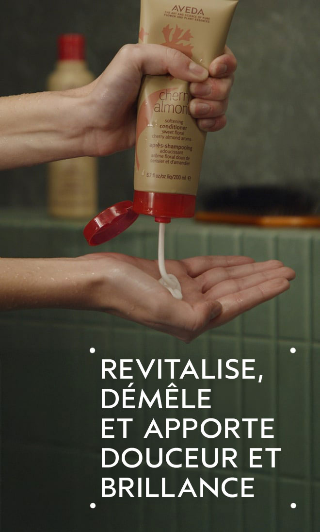 après-shampooing adoucissant cherry almond, 6,7 oz liq./200 ml
