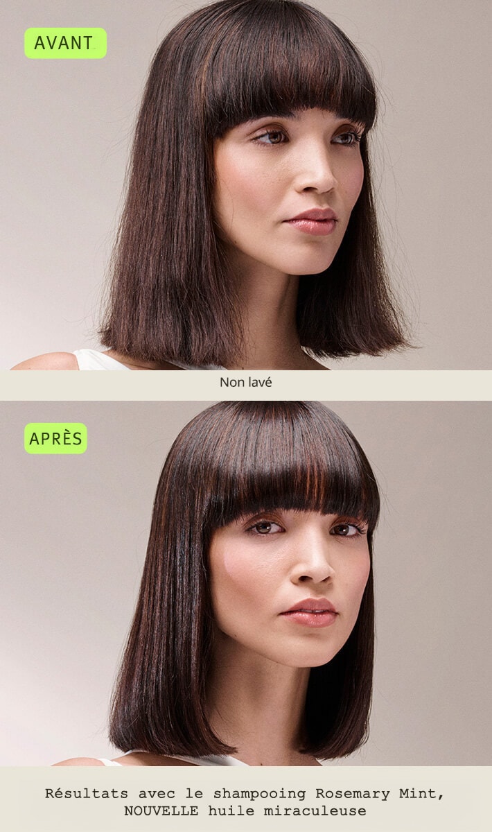 concentré haute brillance pour les cheveux à l’huile miraculeuse