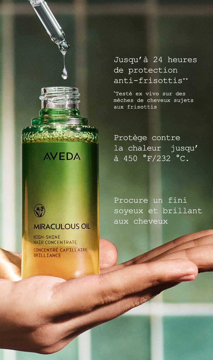 concentré haute brillance pour les cheveux à l’huile miraculeuse