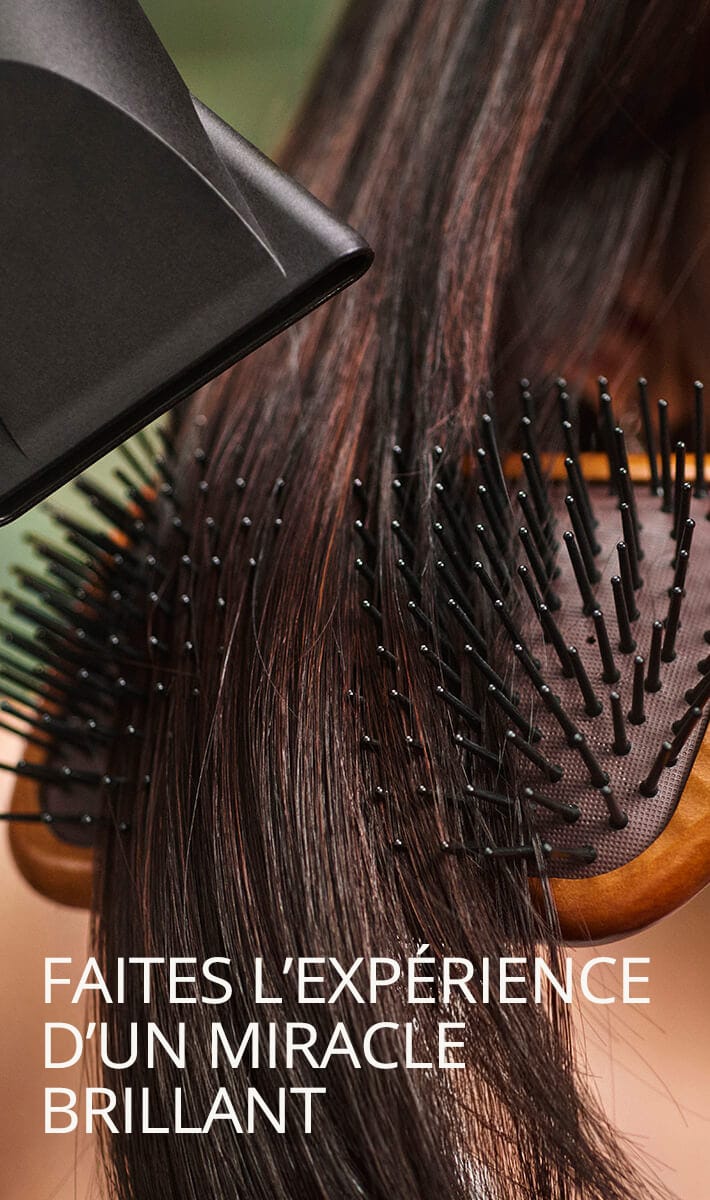 concentré haute brillance pour les cheveux à l’huile miraculeuse