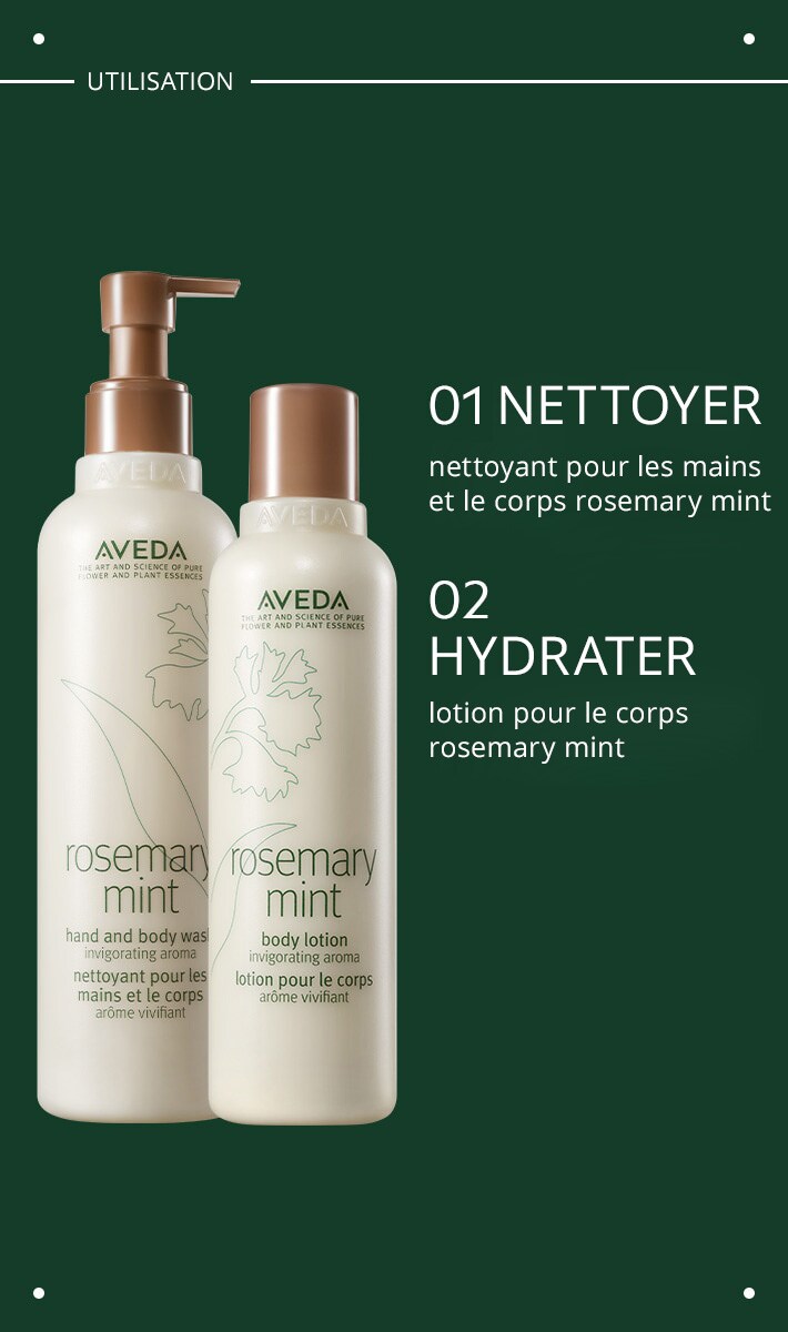 Nettoyant pour les mains et le corps Rosemary Mint