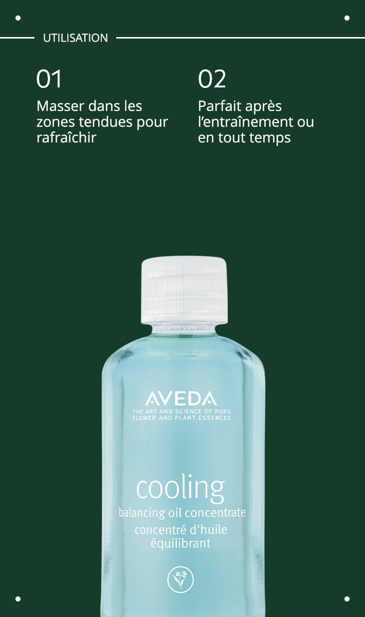 concentré d'huile de refroidissement équilibrante pour le corps, 0,24 oz liq./7 ml