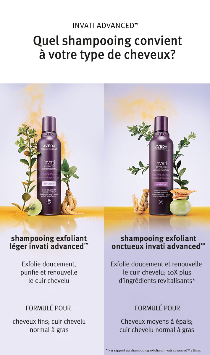 shampooing exfoliant léger invati advanced<span class="trade">™</span>