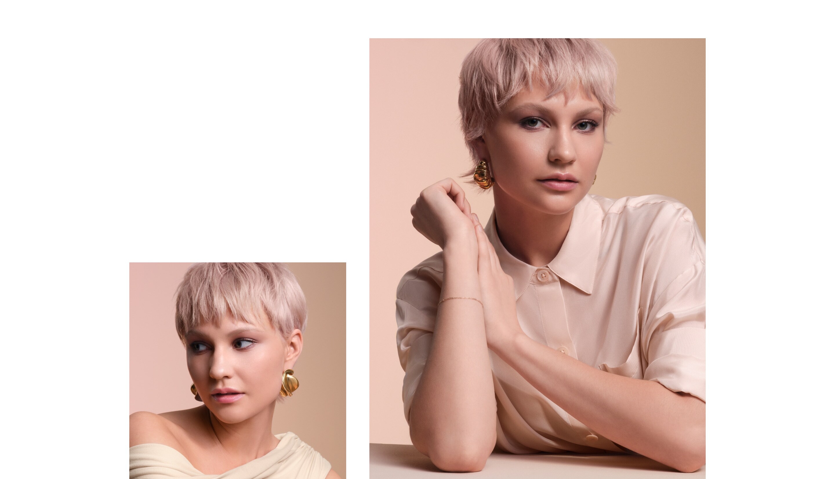 Une coiffure bixie polyvalente