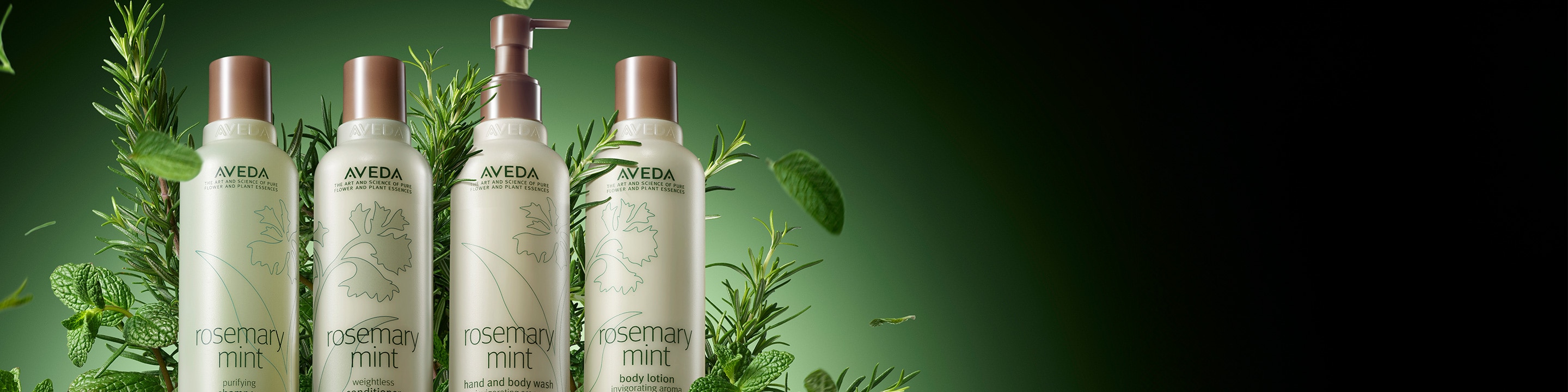 Magasinez les produits capillaires et les soins du corps rosemary mint formulés avec notre arôme vivifiant prisé