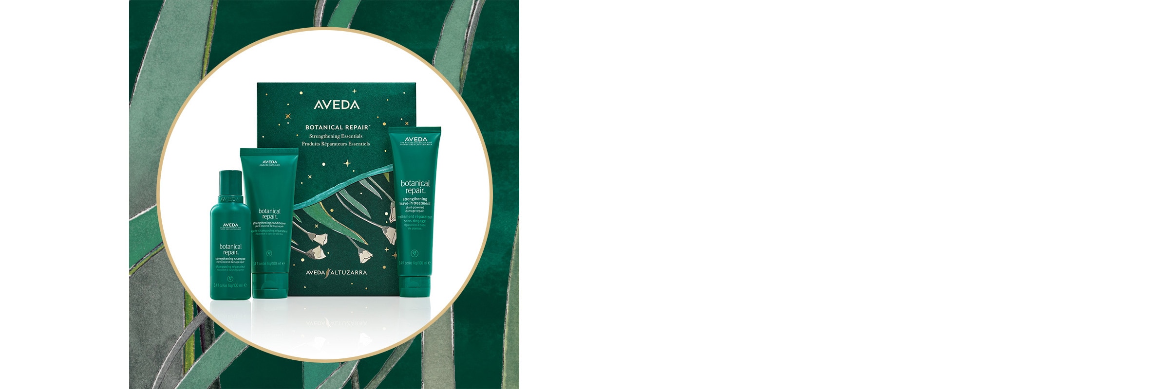 Magasinez notre ensemble-cadeau Produits réparateurs essentiels botanical repair en édition limitée pour les cheveux endommagés