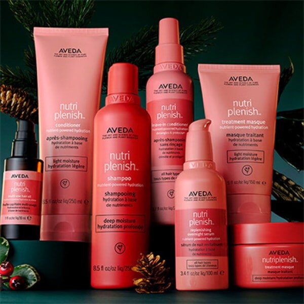 Magasinez la collection de coiffants et soins des cheveux nutriplenish d’Aveda pour hydrater et nourrir
