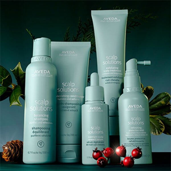Magasinez la collection de soins pour les cheveux et le cuir chevelu scalp solutions d’Aveda pour rafraîchir
