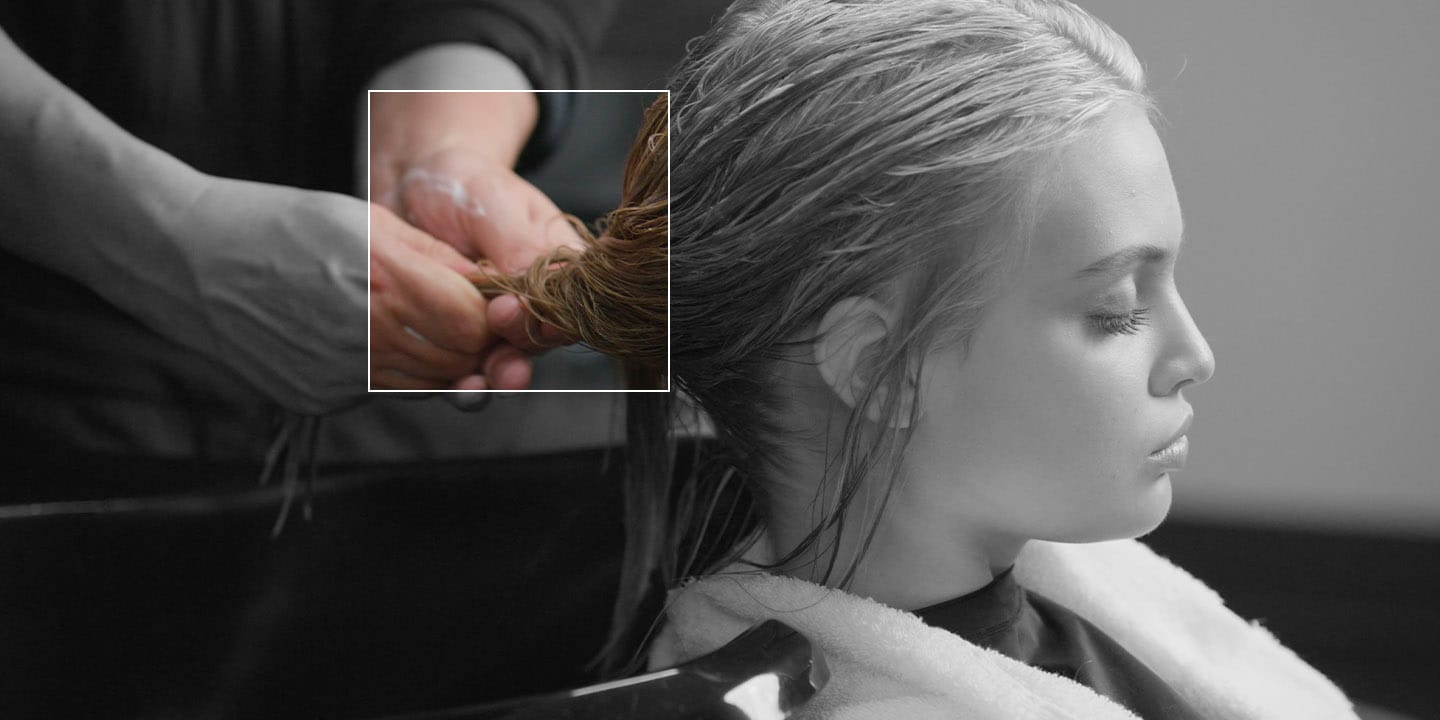 Réservez un ajout de service de traitement professionnel de 15 minutes pour la création de liens et le renforcement des cheveux, alimenté par Botanical Repair.