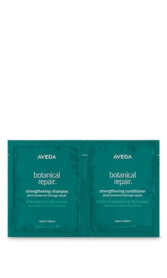 free sample of botanical repair™ strengthening shampoo and conditioner, .34 fl oz/10 ml packettes