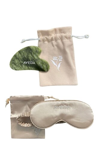 Free gua sha stone and sleep mask duo, gift duo