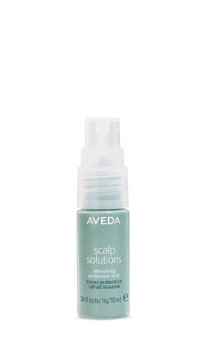 free sample of scalp solutions refreshing protective mist, .33 fl oz/10 ml