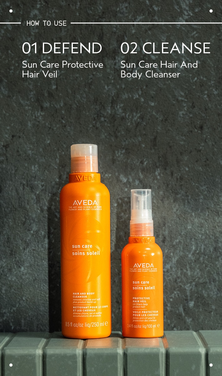 Nettoyant cheveux et corps soins soleil