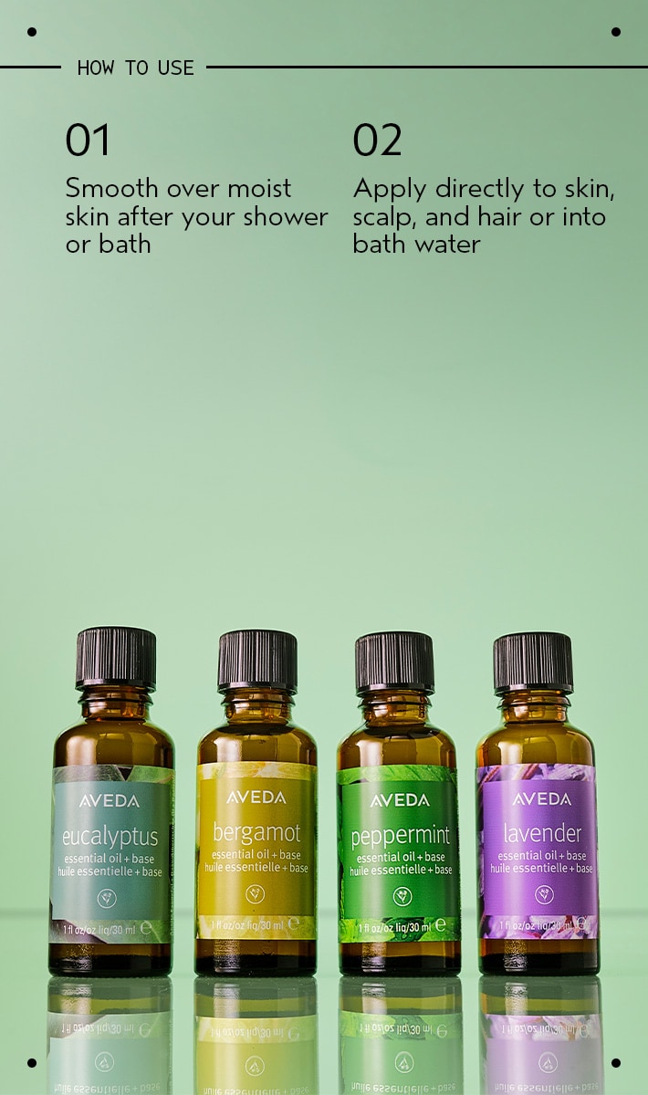 huile essentielle + base à la lavande